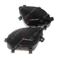 Bags for BMW GS 1200 Adventure equipped original/OEM crash bars - BLACK edging